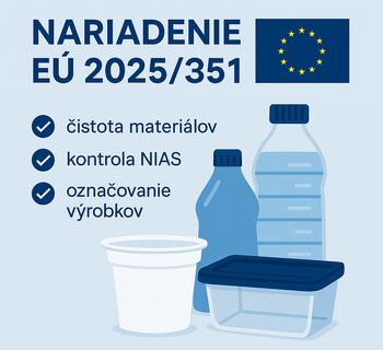Nové nařízení EU 2025/351 zpřísňuje požadavky na plasty přicházející do styku s potravinami
