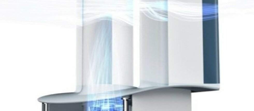 A bladeless wind turbine can generate 50% more electricity than solar panels on the roof of a house